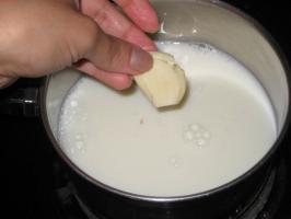 Knoflook melk - oude folk remedie voor vele ziekten.