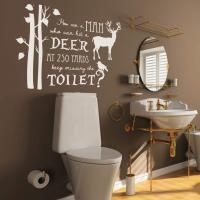 6 Koel ontwerp ideeën voor de inrichting van uw badkamer, met stickers.