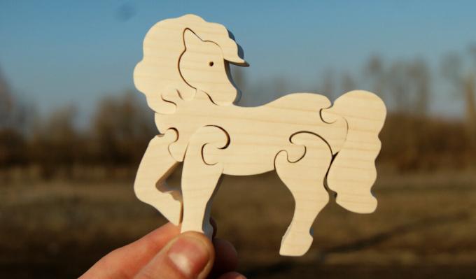 houten puzzel "Horse"