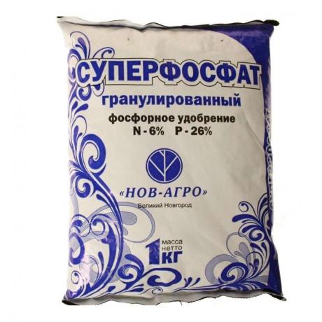 Packaging voorbeeld superfosfaat (foto van agro-nova.ru)