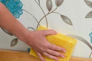 Hoe te wassen en reinigen van de wallpaper van stof en vuil?