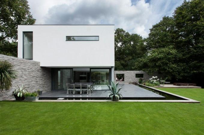 Het huis in de stijl van het minimalisme
