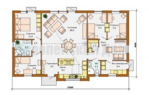 Modern design met een handige zonering terrein. Plannen, verhogingen