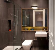 Hoe maak je eenvoudig je kleine badkamer groter maken dan het is. 6 kunstzinnige ideeën
